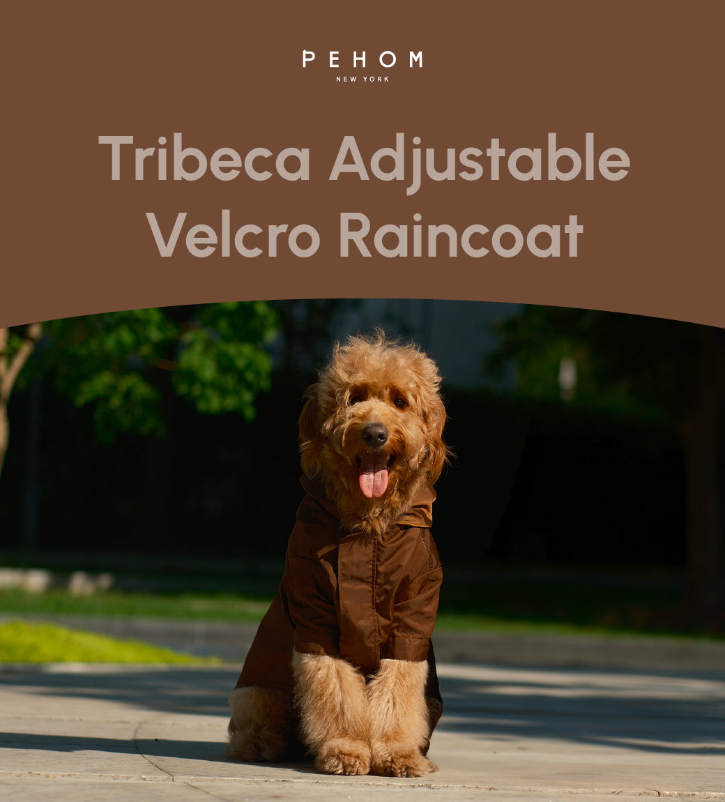Tribeca Adjustable Velcro Raincoat-Choco