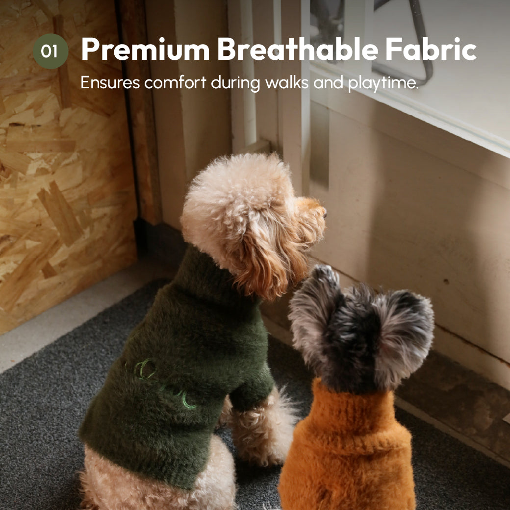 Eskimo Fuzzy Sweater-Green
