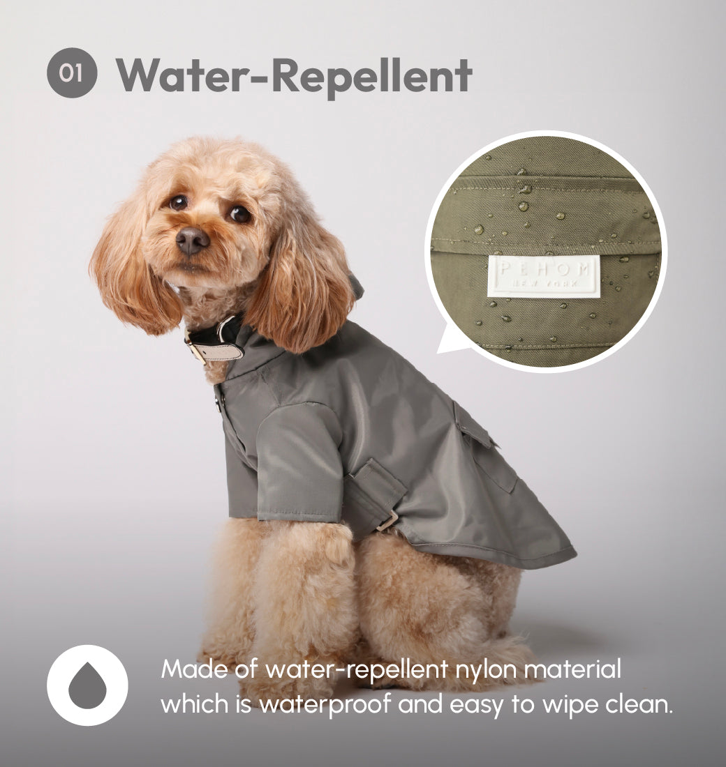 Bowery Raincoat-Gray