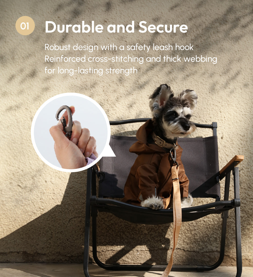 Padded Active Pet Leash-Apricot