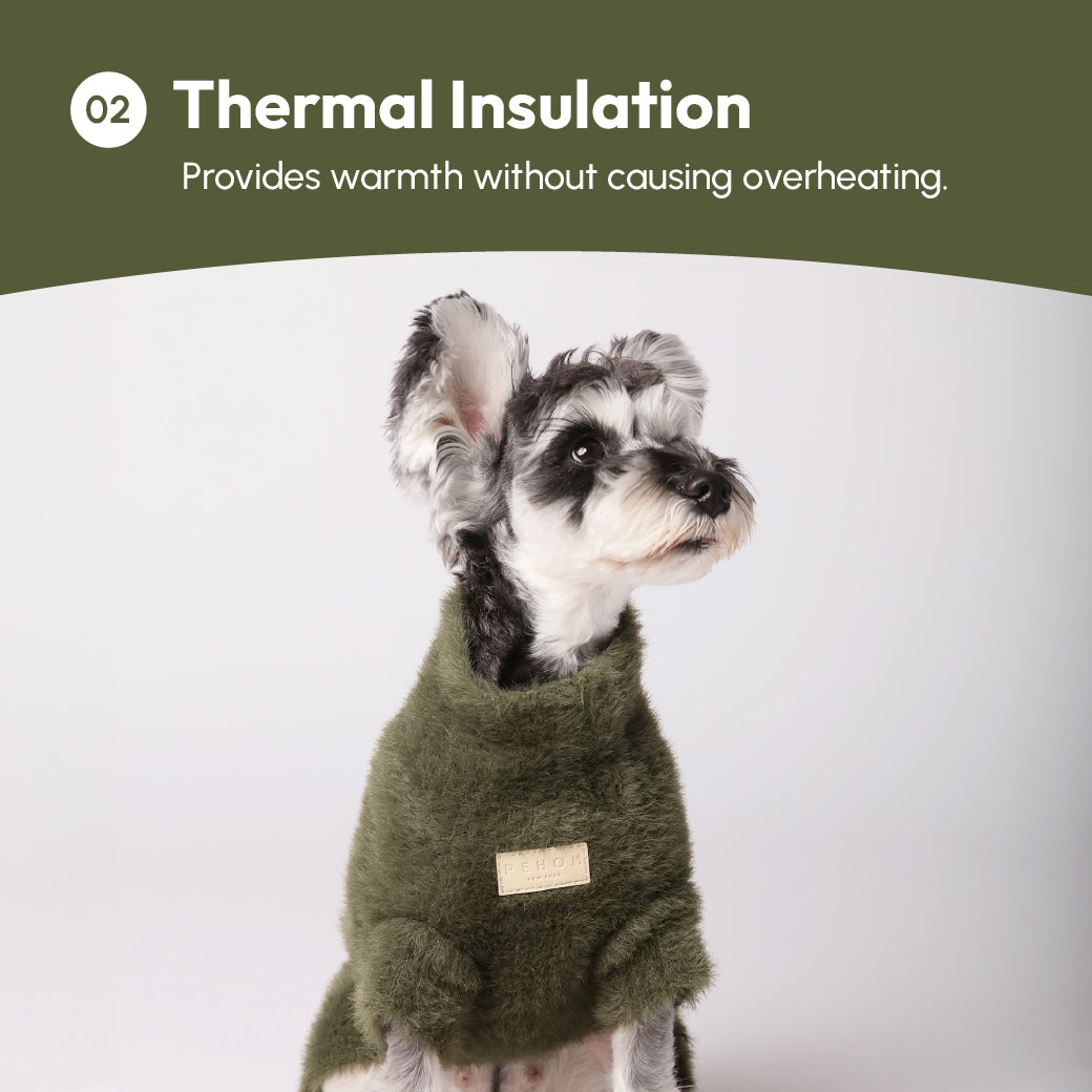 Eskimo Fuzzy Sweater-Green