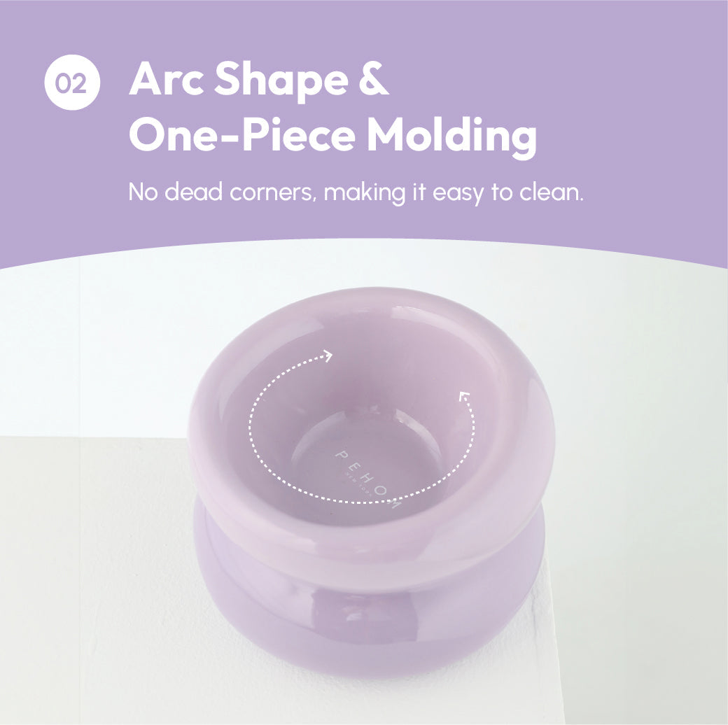 Souffle Pet Bowl-Purple