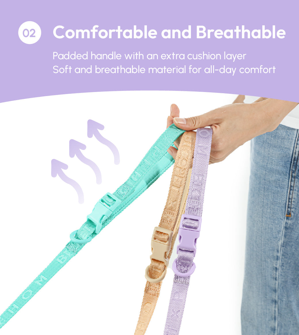 Padded Active Pet Leash-Mint Purple