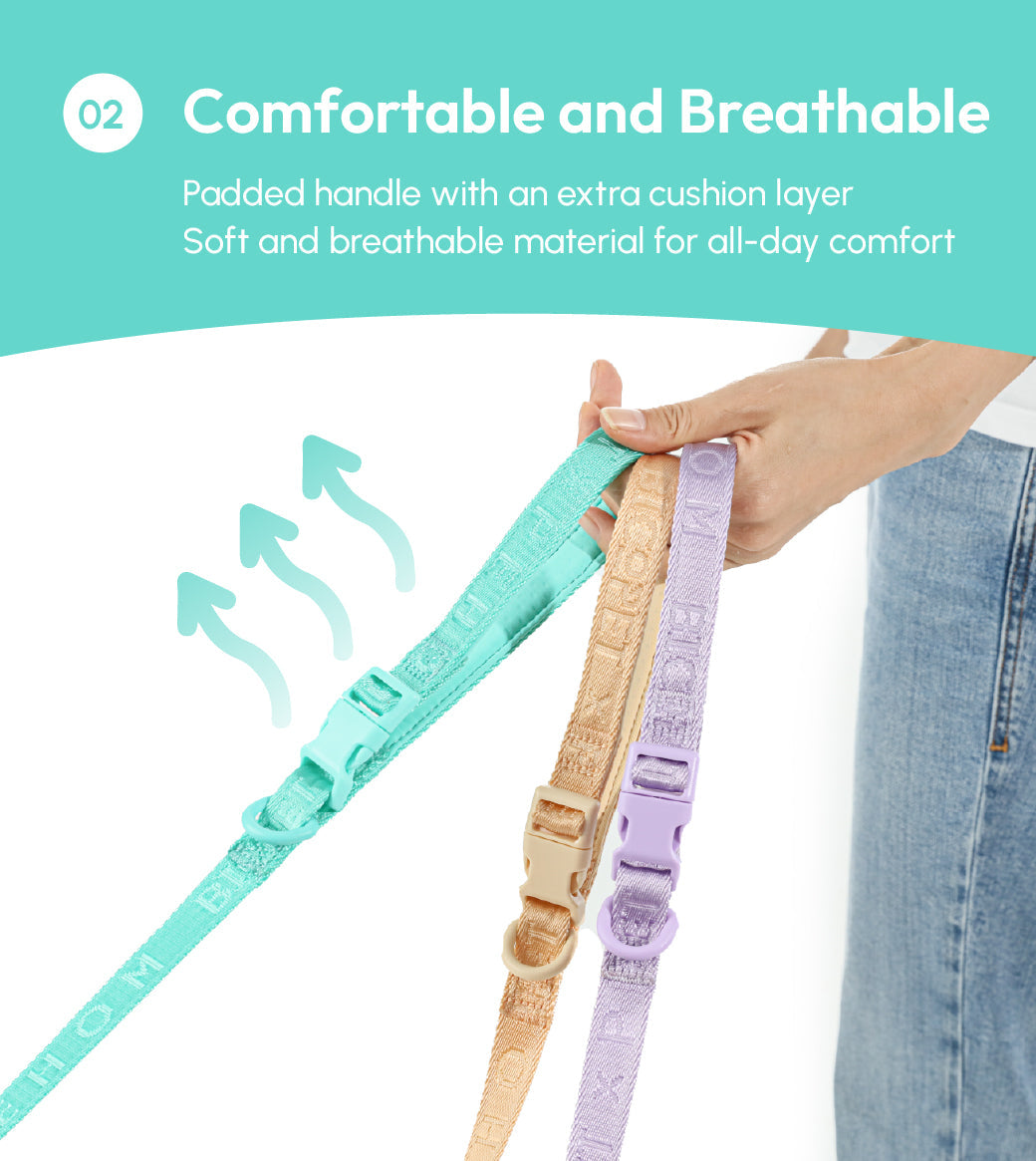 Padded Active Pet Leash-Mint Green