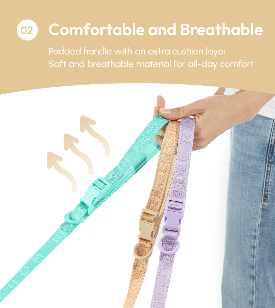Padded Active Pet Leash-Apricot