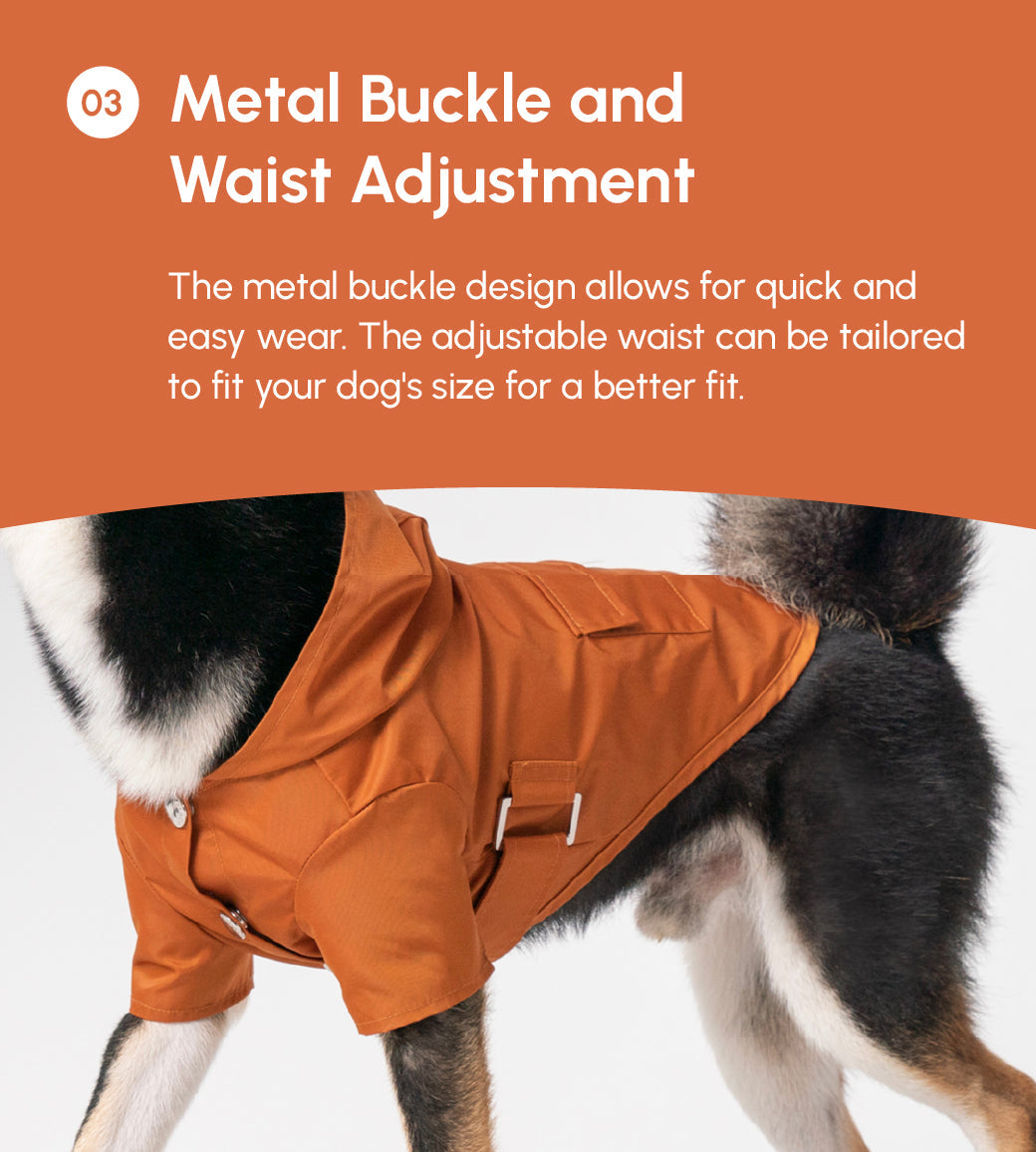 Bowery Raincoat-Orange