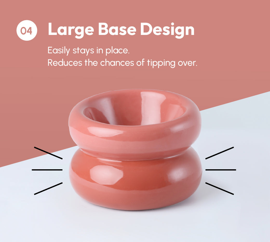 Souffle Pet Bowl-Rose Pink