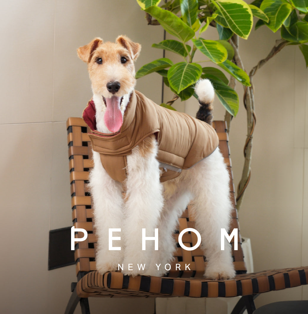 Reversible Dog Vest Jacket-Red Brown