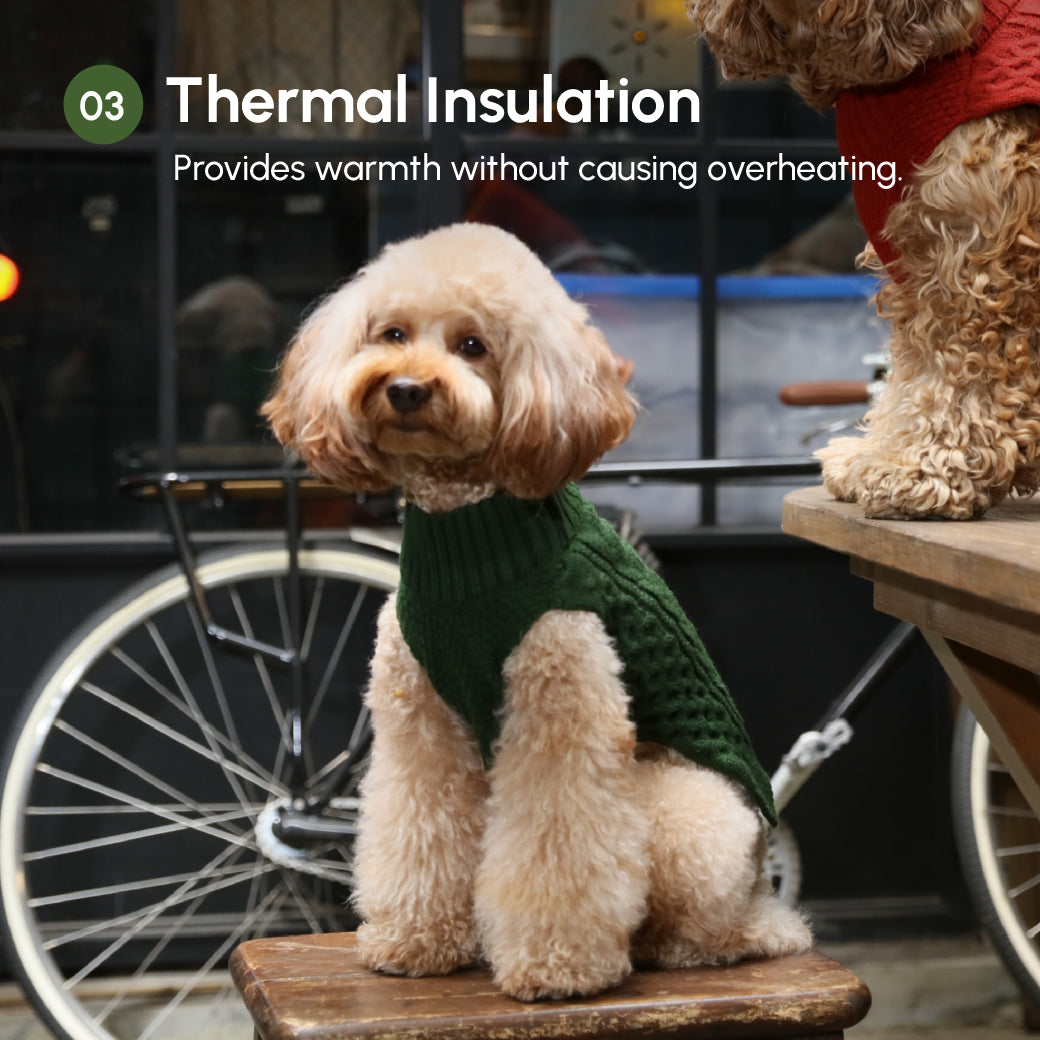 Pet Sweater Vest-Green