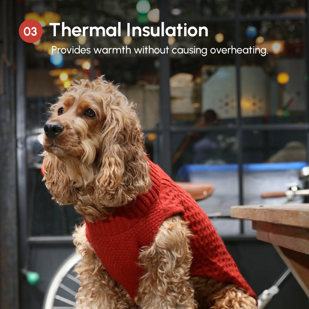 Pet Sweater Vest-Red