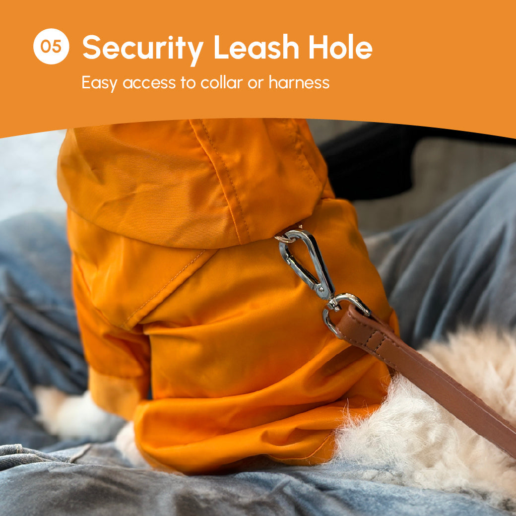 Tribeca Adjustable Velcro Raincoat-Egg Yolk