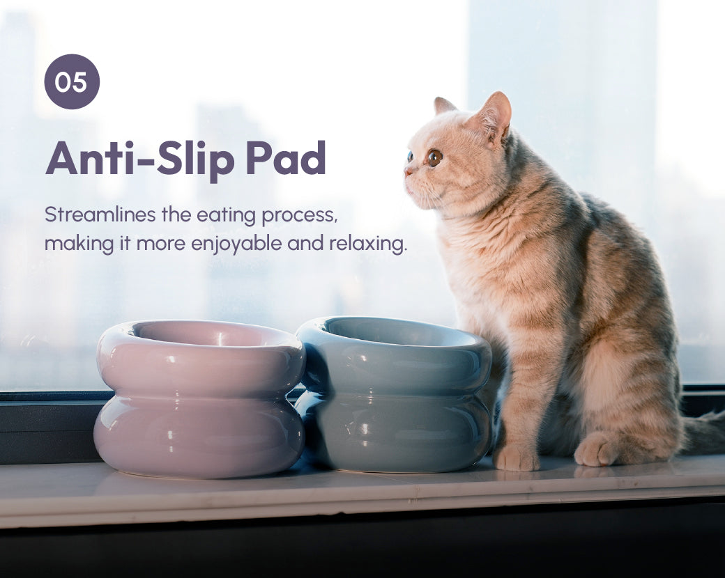 Souffle Pet Bowl-Purple