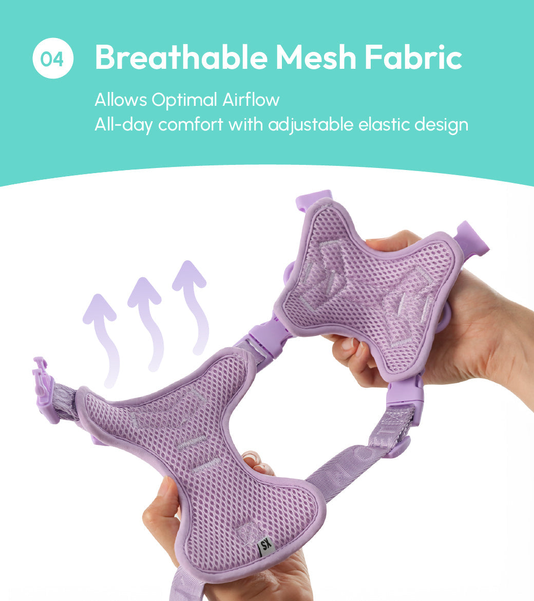 No Pull Active Pet Harness-Mint Green