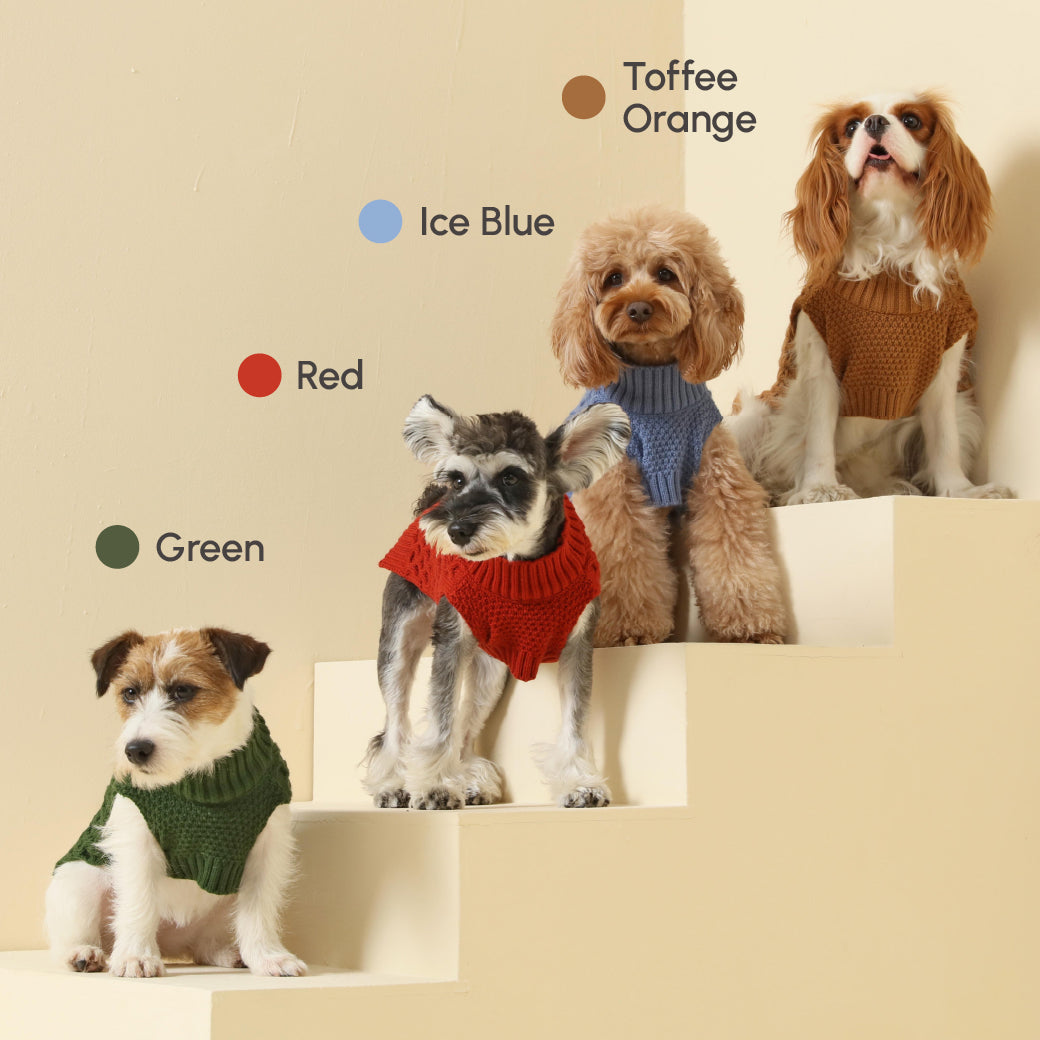 Pet Sweater Vest-Red