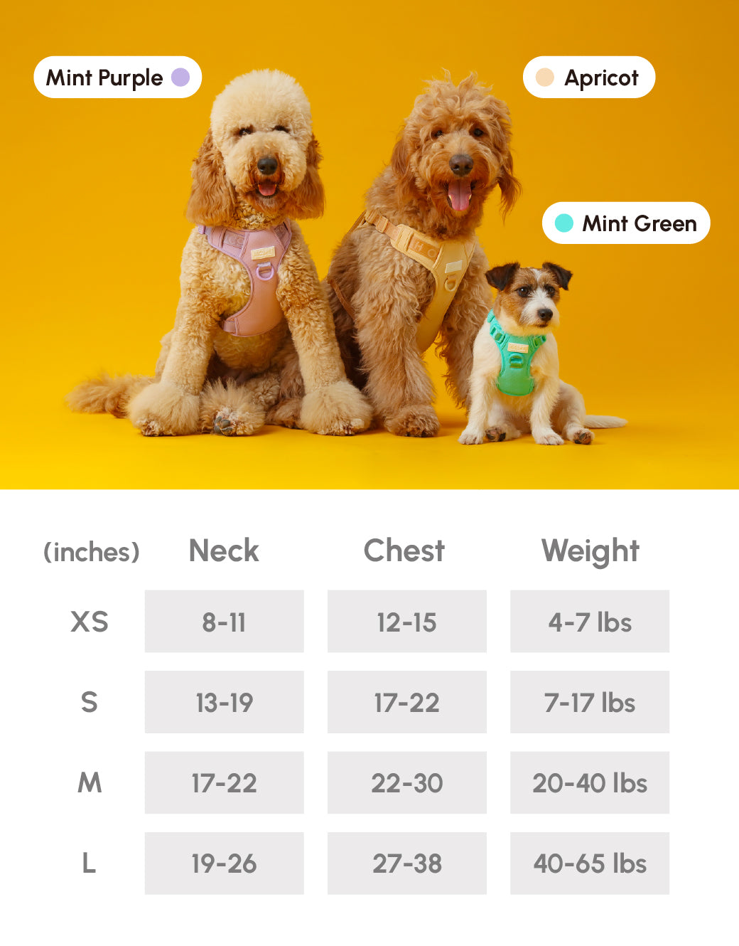 No Pull Active Pet Harness-Apricot