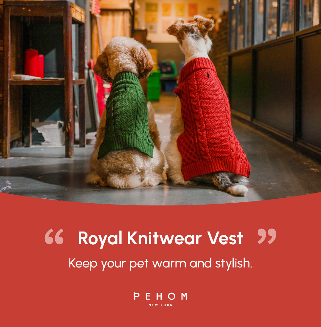 Pet Sweater Vest-Red