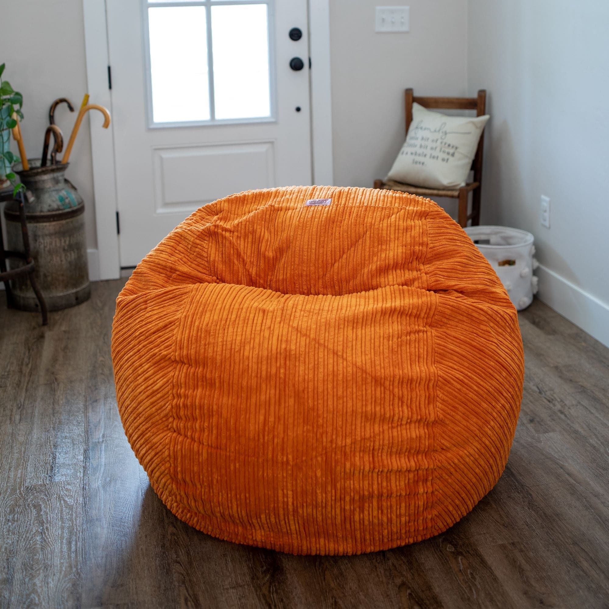CordaRoy's Full Terry Corduroy Convertible Bean Bag Chair