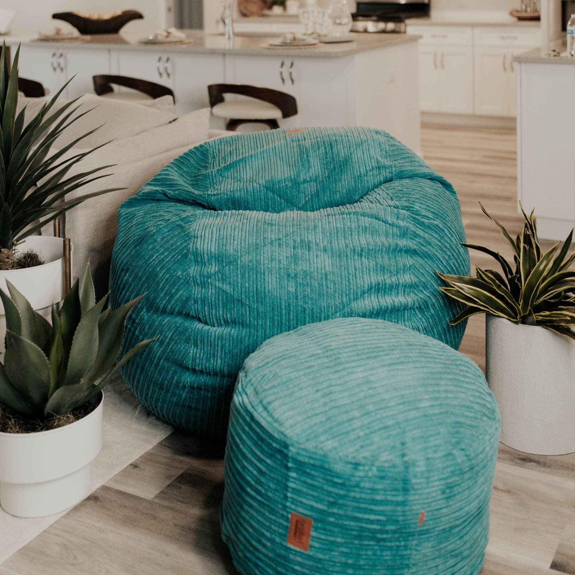 CordaRoy's Queen Terry Corduroy Convertible Bean Bag Chair