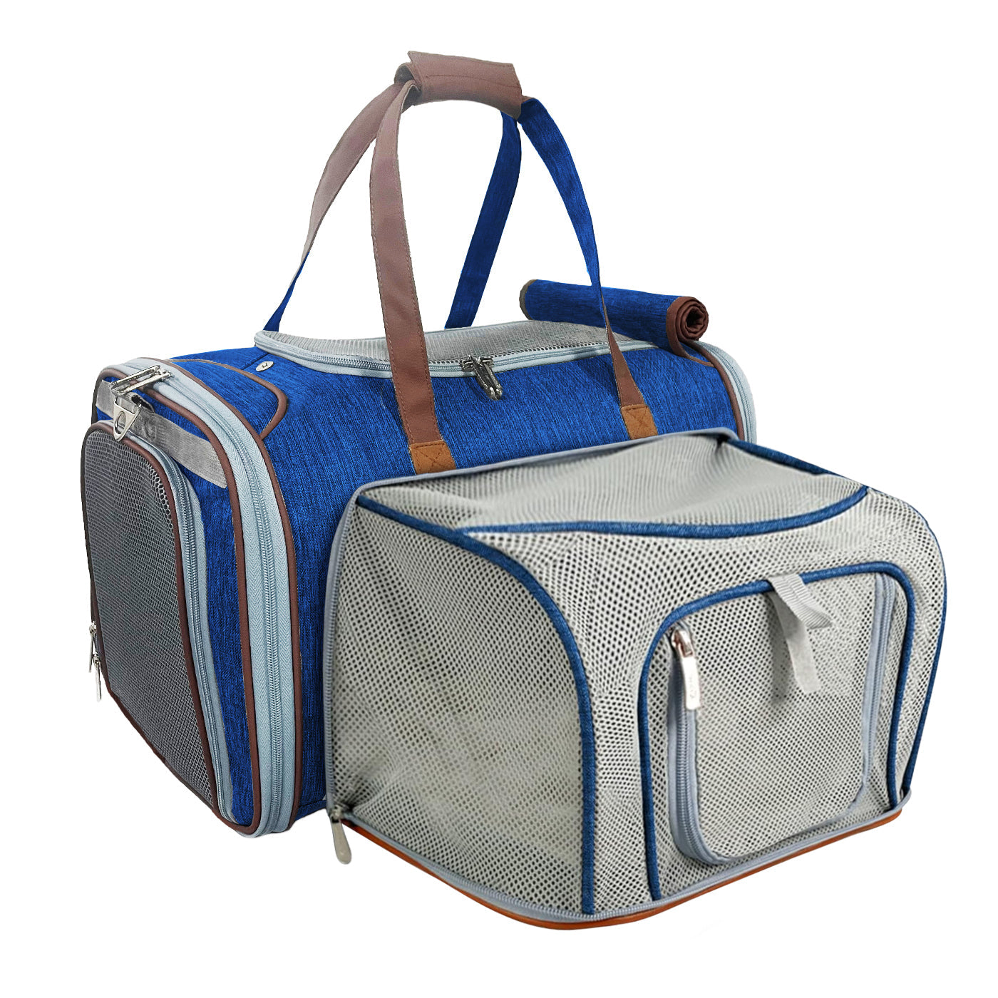 Mr. Peanuts Gold Series Big Apple XL Size Airline Compliant Expandable Pet Carrier
