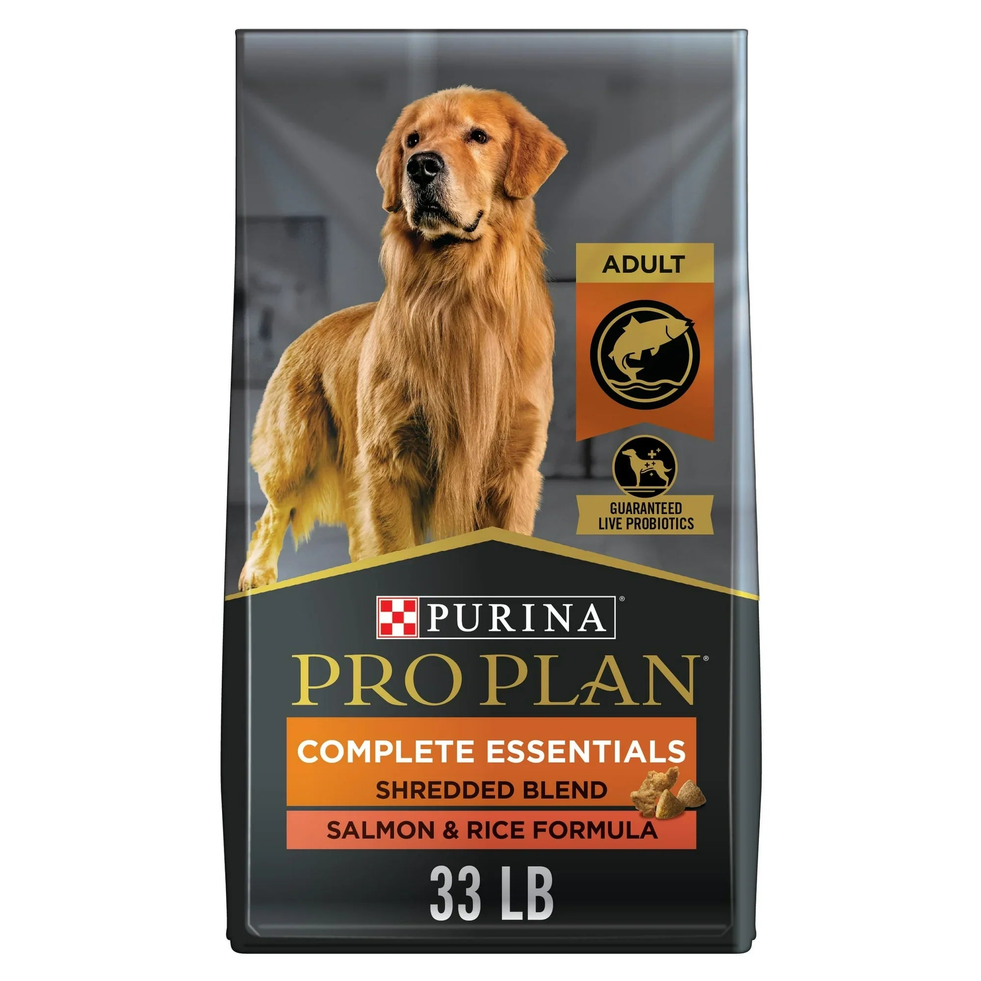Pro Plan Adult Complete Essentials Shredded Blend Salmon & Rice Dry Dog Food