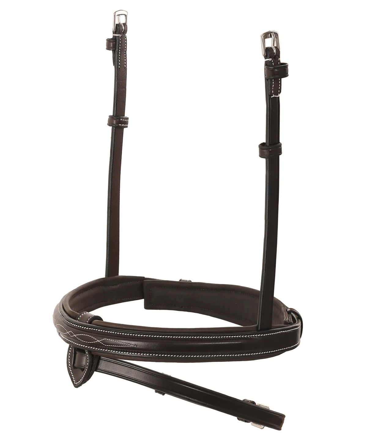 ExionPro Designer Stitched Mono Crown Piece Snaffle Bridle With Rubber Reins | HT Animal Supply