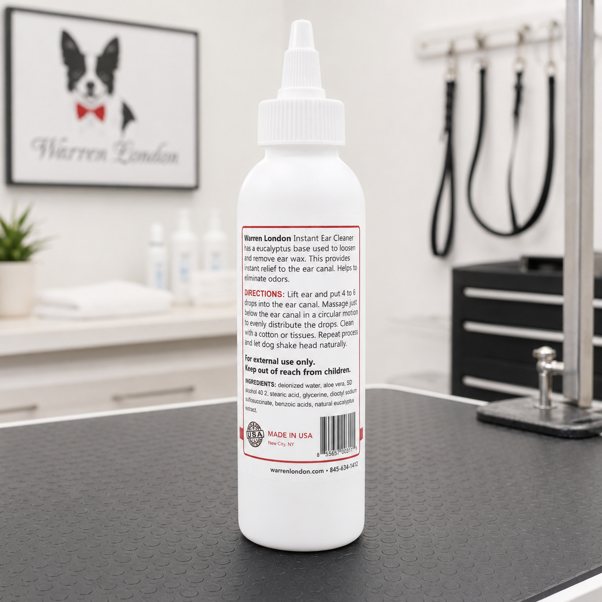 Instant Ear Cleaner For Dogs 4 oz or 12 oz - Removes Wax and Odor | HT Animal Supply