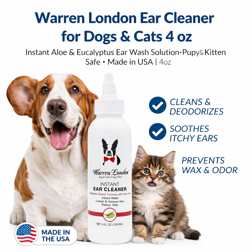 Instant Ear Cleaner For Dogs 4 oz or 12 oz - Removes Wax and Odor | HT Animal Supply
