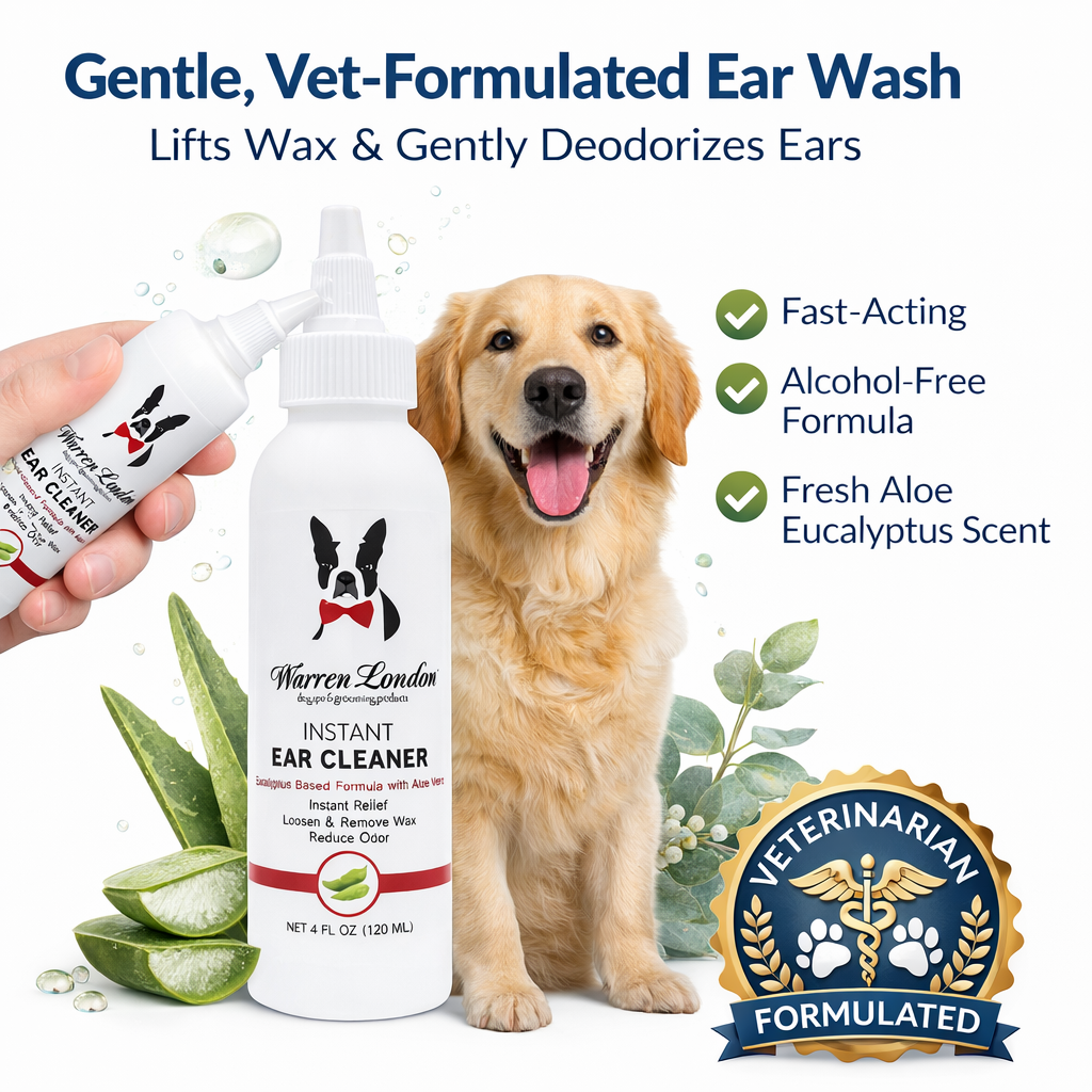 Instant Ear Cleaner For Dogs 4 oz or 12 oz - Removes Wax and Odor | HT Animal Supply