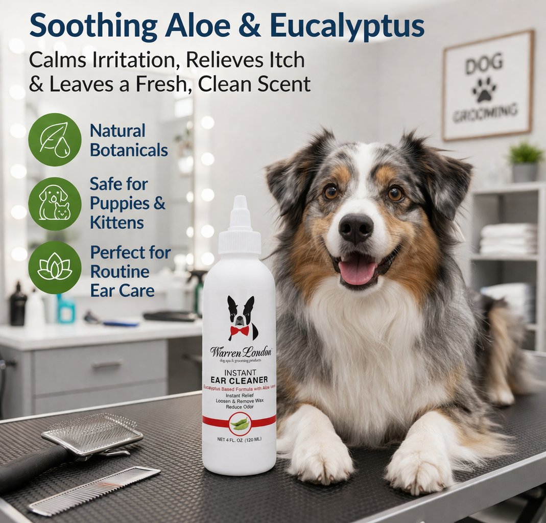 Instant Ear Cleaner For Dogs 4 oz or 12 oz - Removes Wax and Odor | HT Animal Supply