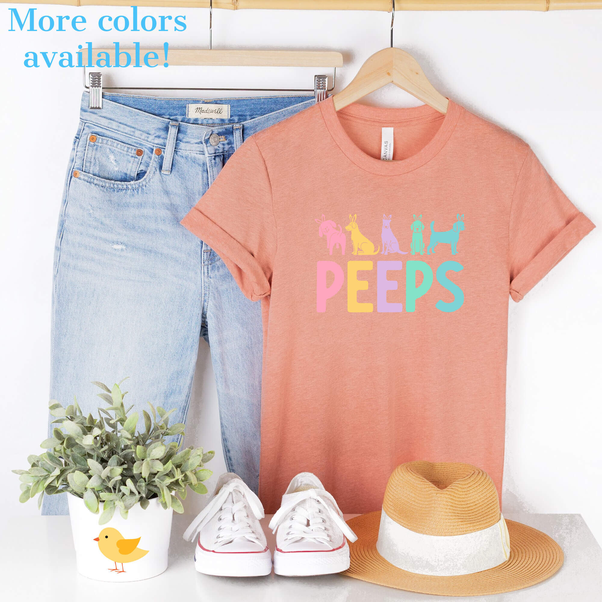 Easter Peeps Unisex T-Shirt | Fun Easter People Shirt | Human Dog Gear