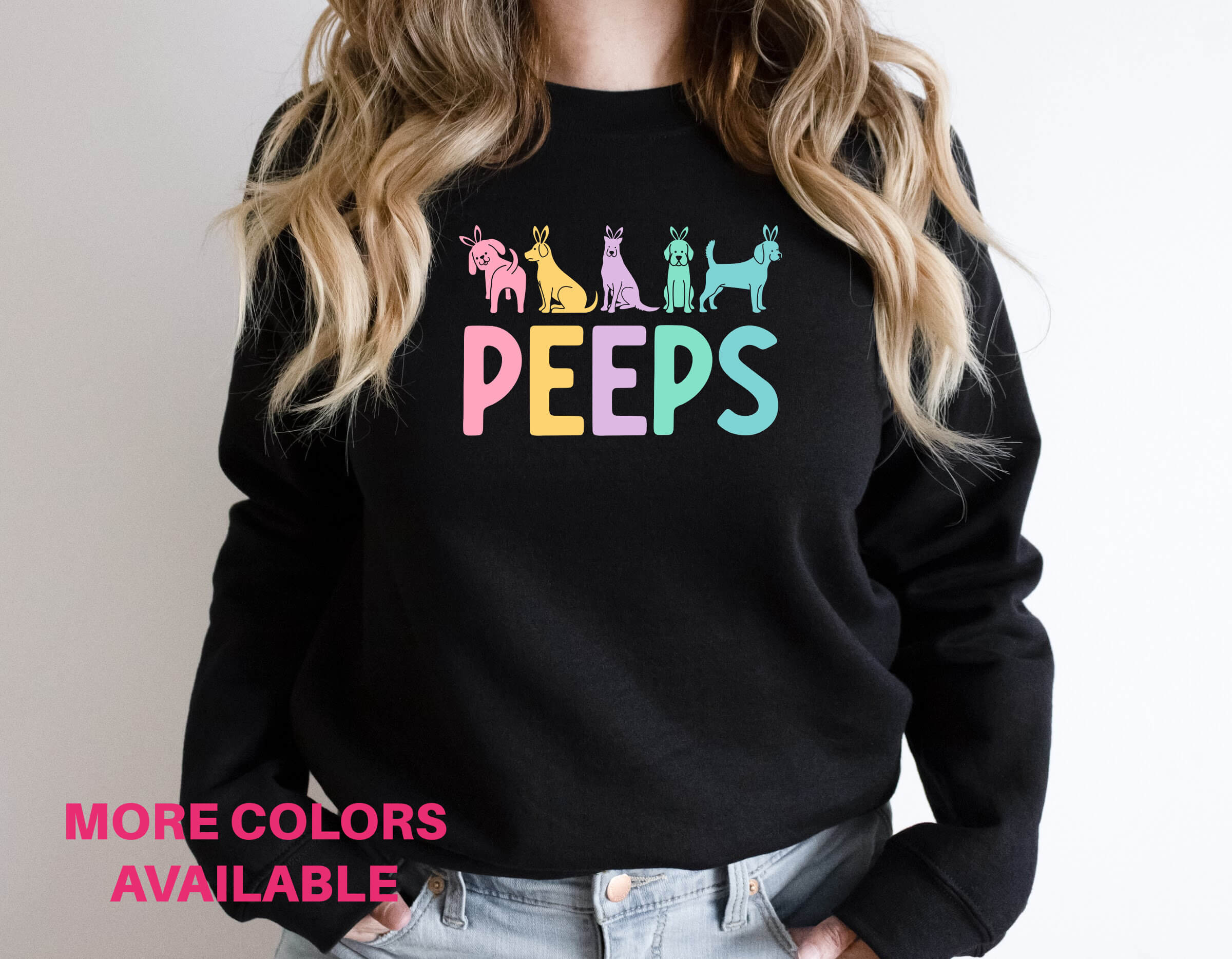 Easter Peeps Unisex Sweatshirt | Fun Easter Shirt | Human Dog Gear