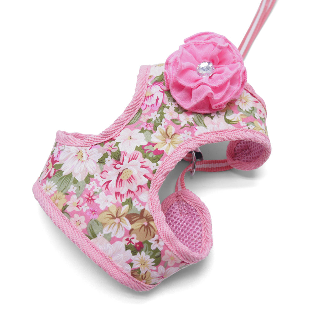 DOGO EasyGO Blossom Dog Harness and Leash Set