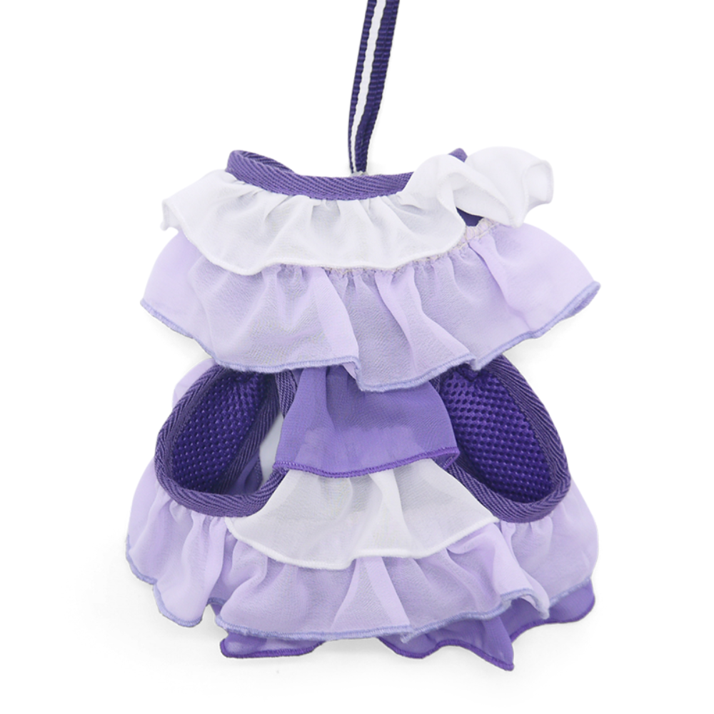 DOGO EasyGO Multi Ruffle Purple Dog Harness and Leash Set