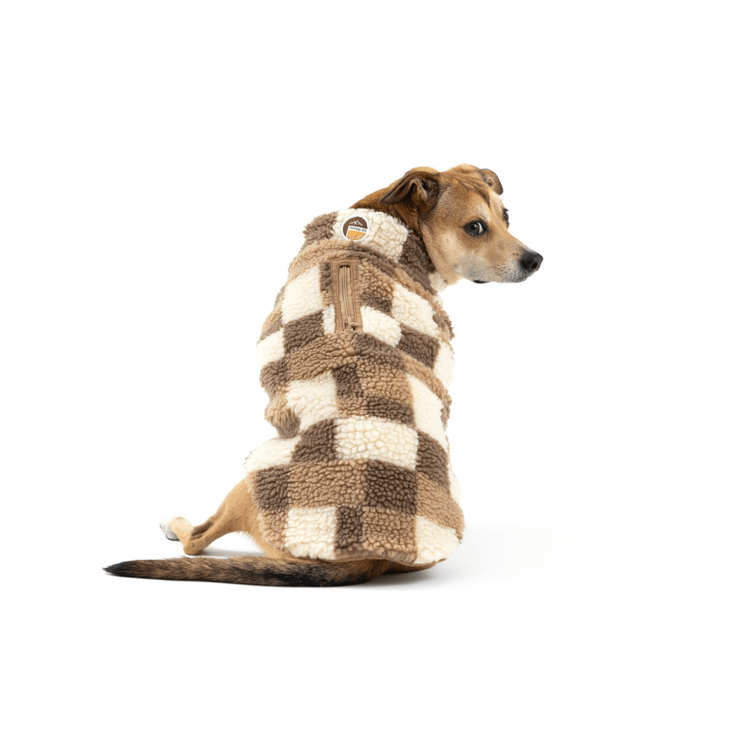 Fab Ski Tan Sherpa Vest 