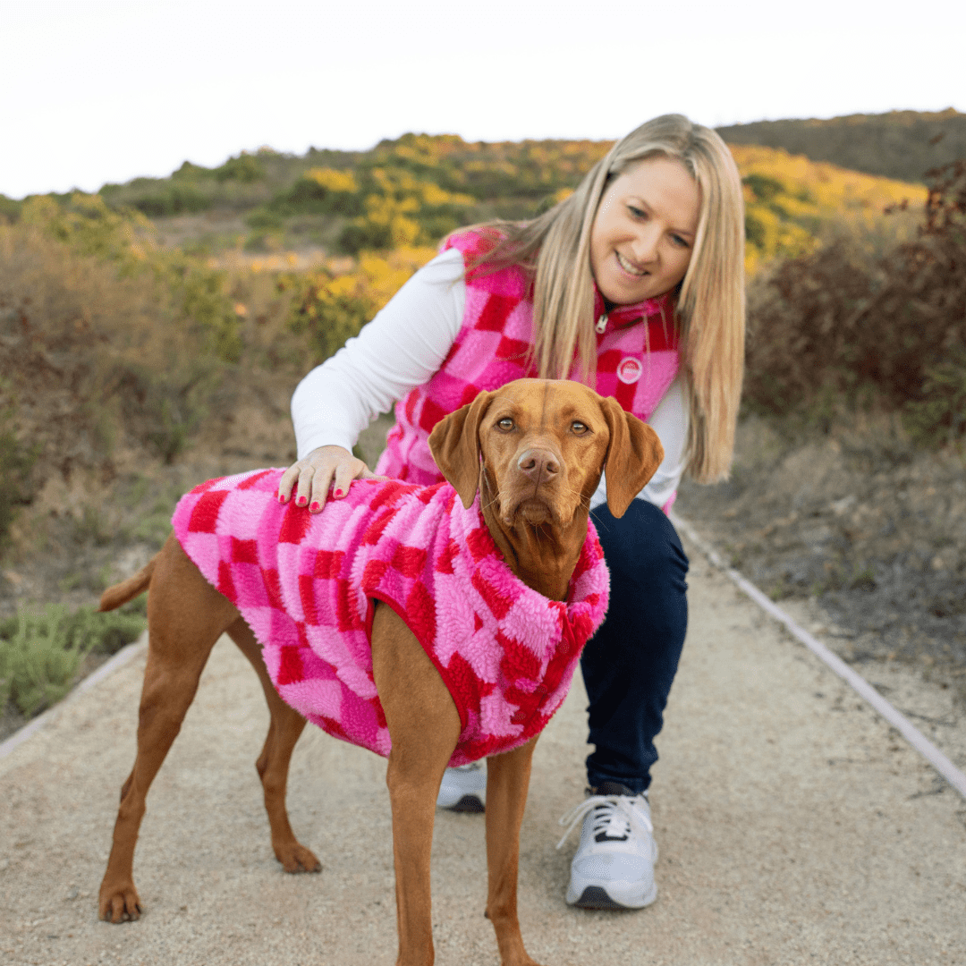 Fab Ski Pink Sherpa Vest 