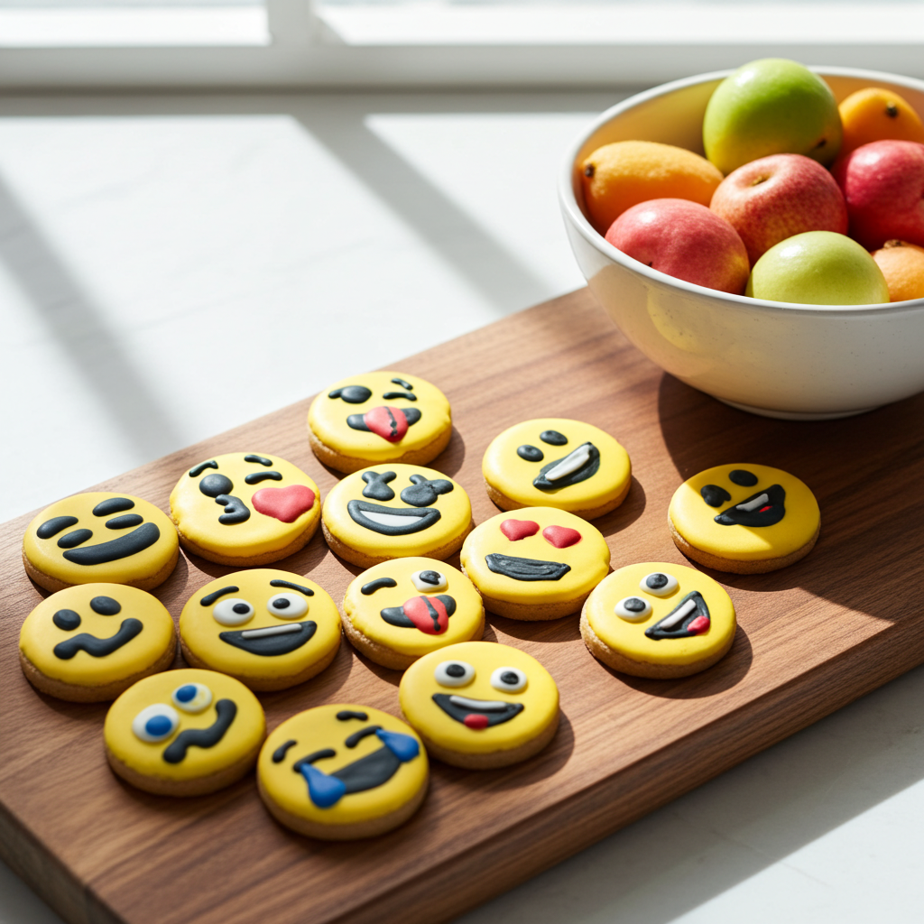 PAWsitively Organic Emoji Peanut Butter Dog Cookies