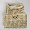 Hello Doggie Envogue Dog Gold Ore Faux Fur Handmade Handmade in the USA Harness