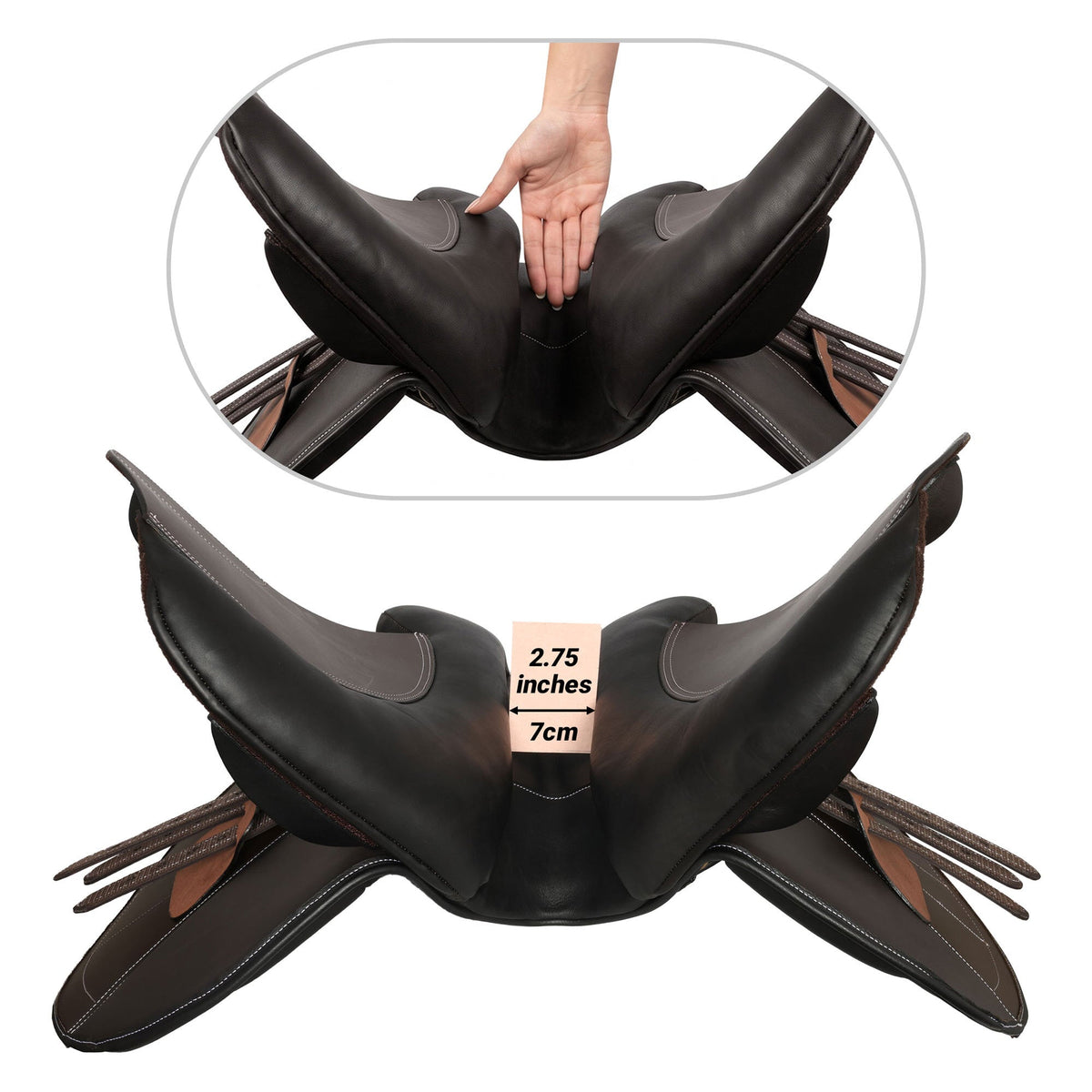 Henri de Rivel Cahill Covered Close Contact IGP Saddle