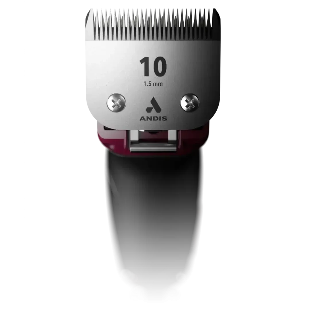 Andis Excel 5-Speed Corded Clipper Burgundy with Free Wide Tooth De-Shedding Tool