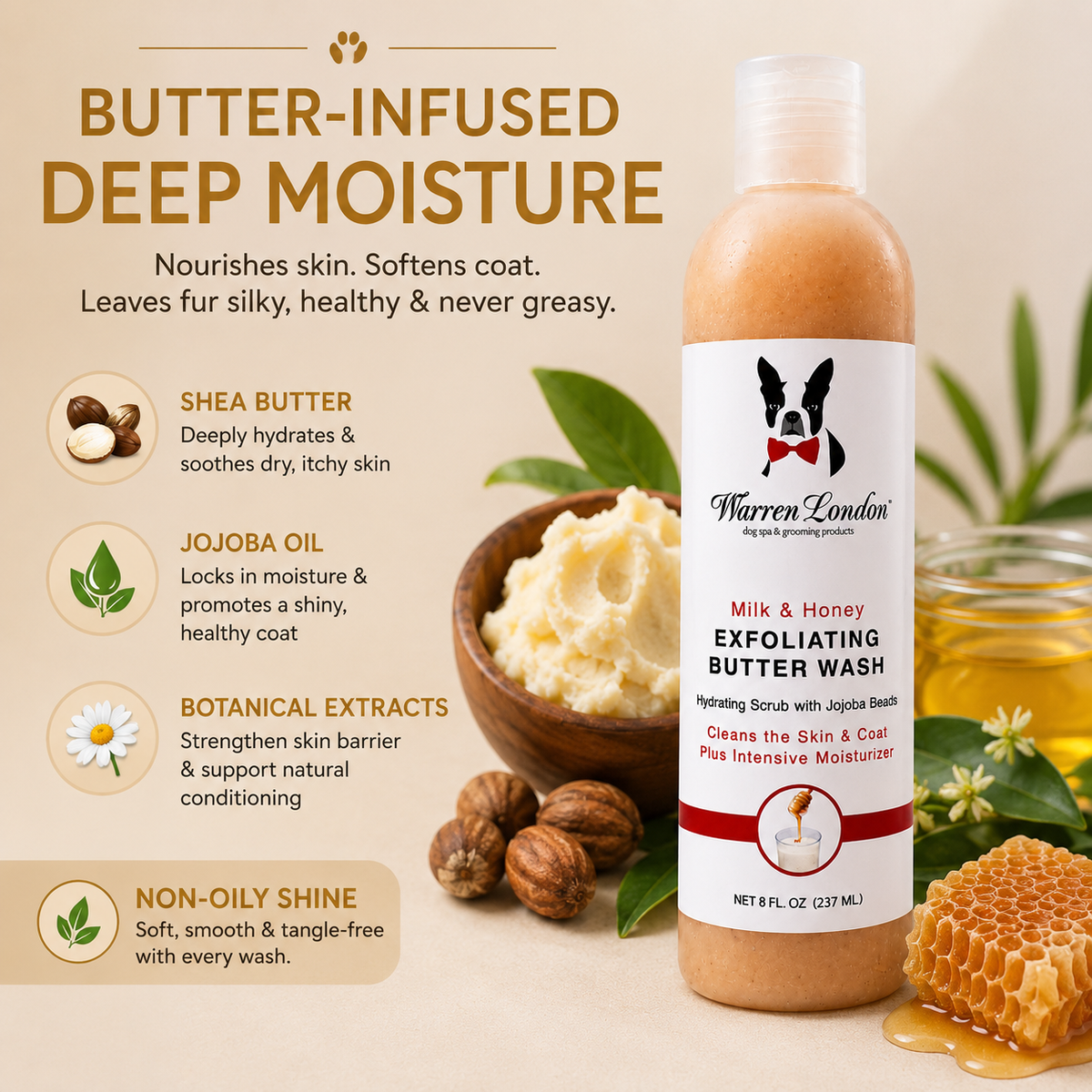 Exfoliating Butter Wash - 2 Scents | HT Animal Supply