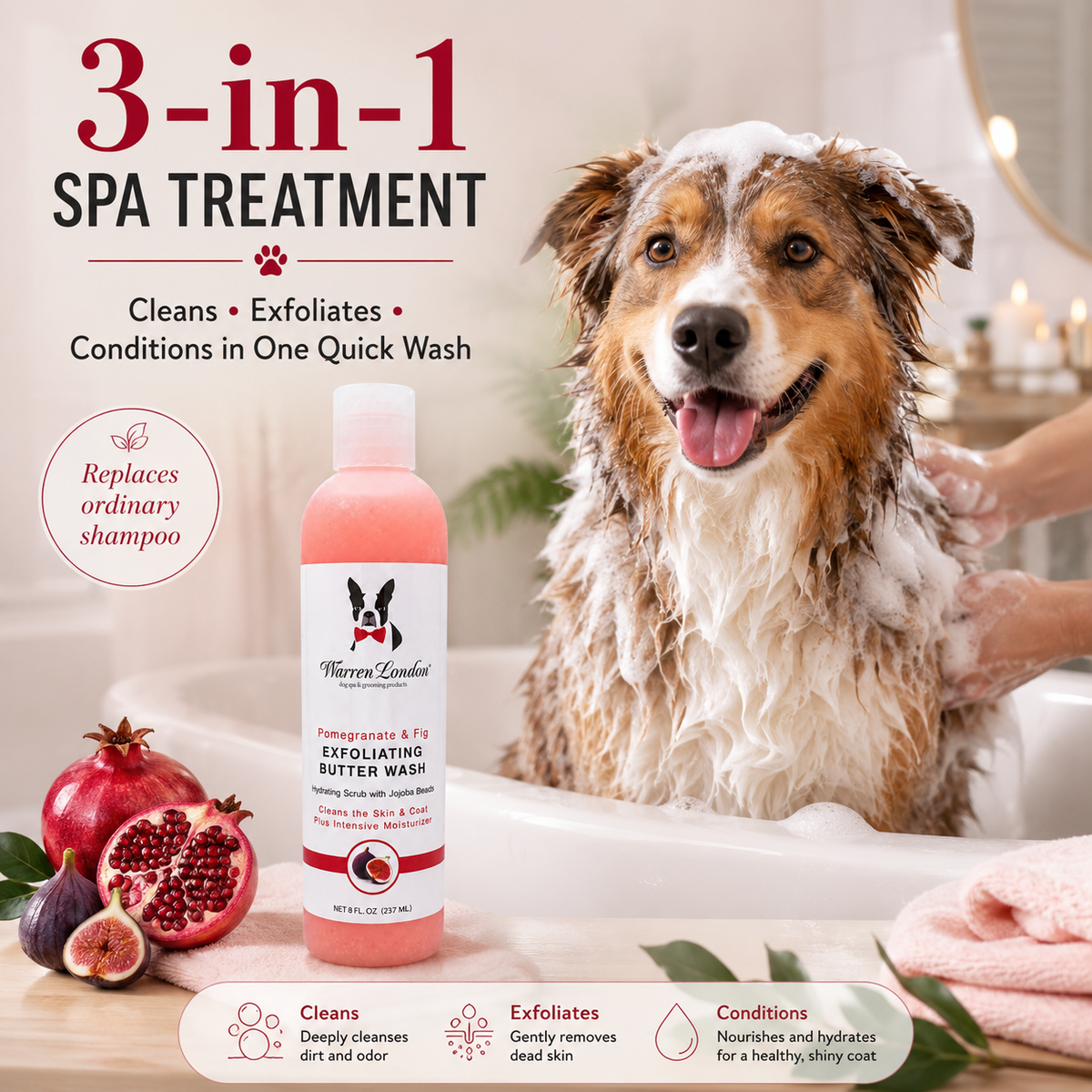 Exfoliating Butter Wash - 2 Scents | HT Animal Supply