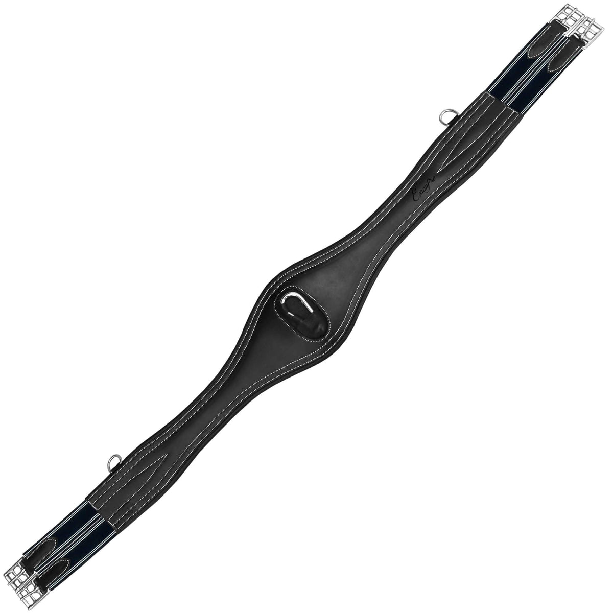 ExionPro Snap Over Lay Girth - Navy Blue Elastic with White Lines | HT Animal Supply