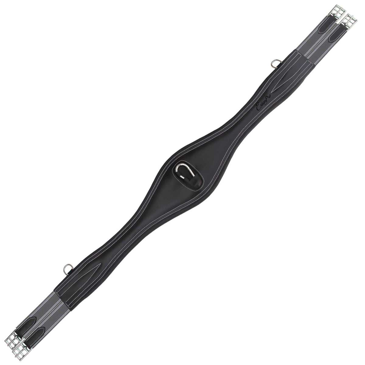 ExionPro Snap Over Lay Girth - Grey Elastic with White Lines | HT Animal Supply