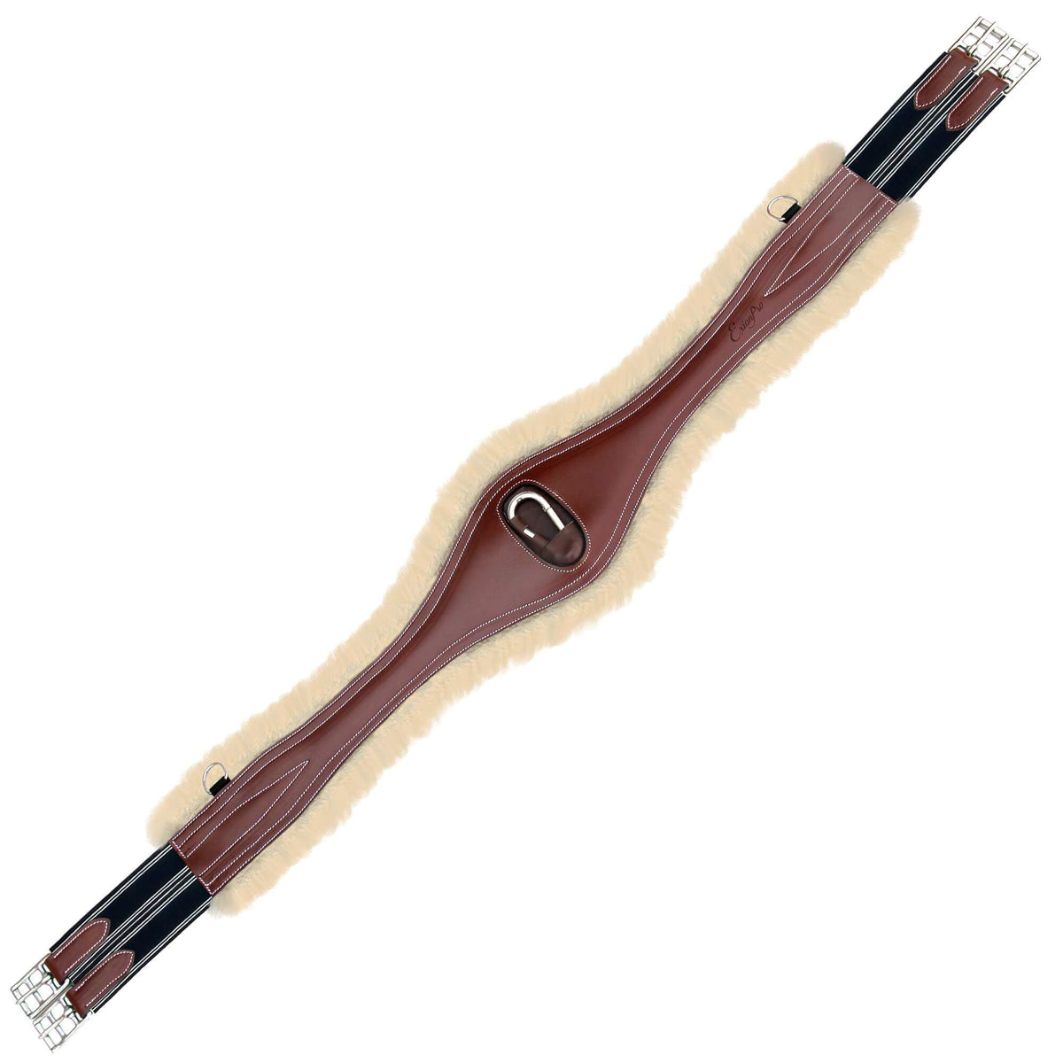 ExionPro Snap Over Lay Girth - Navy Blue Elastic with White Lines - HT Animal Supply