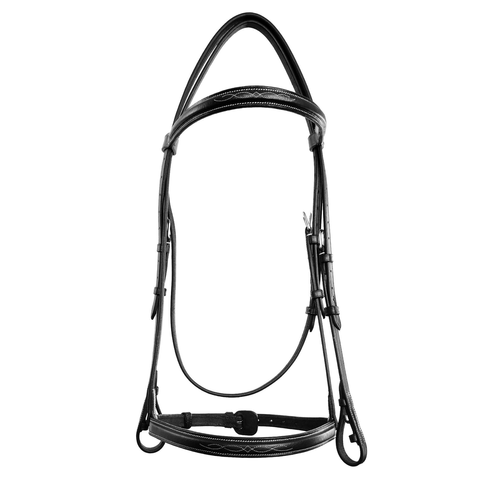 ExionPro Traditional Hunter Bridle With Laced Reins - HT Animal Supply
