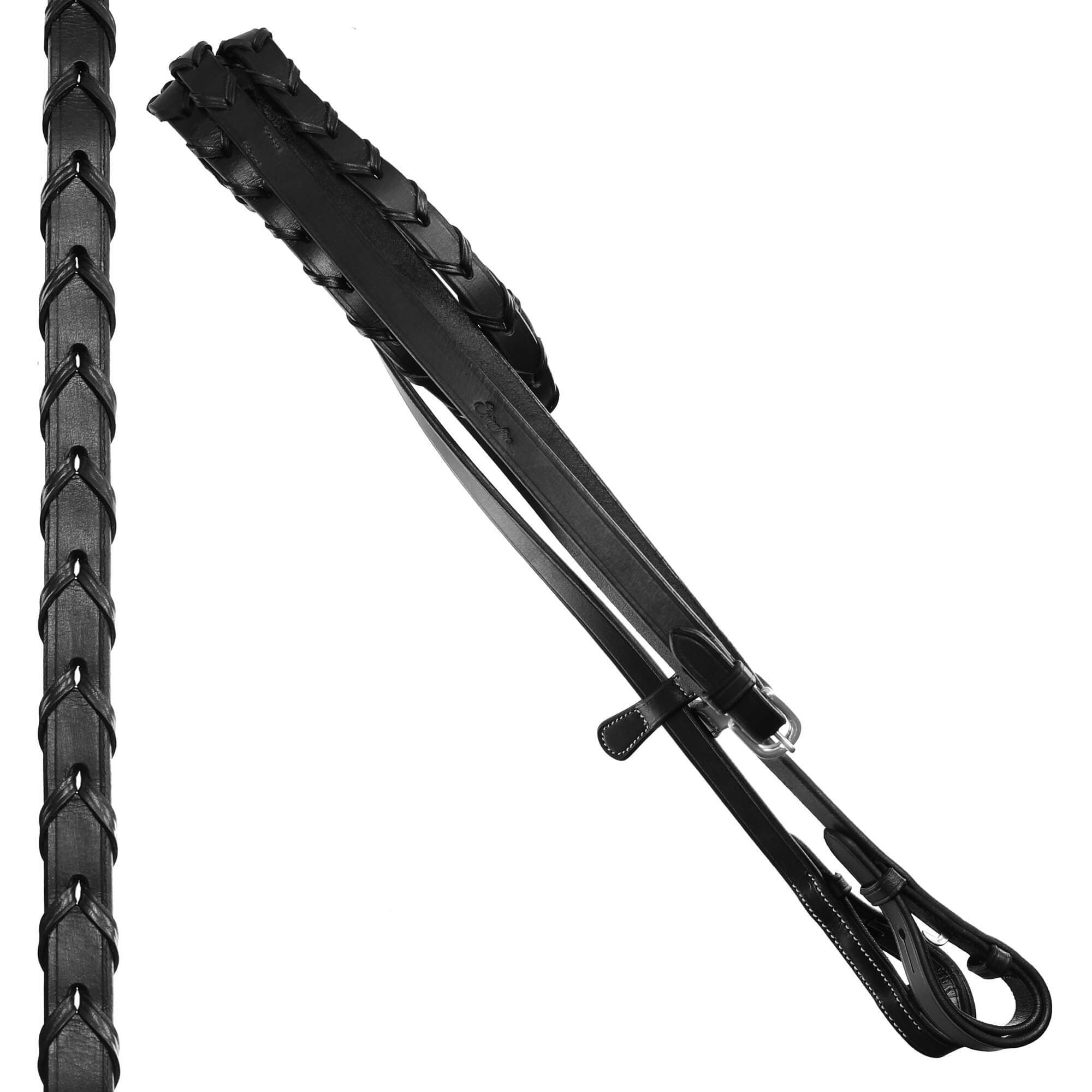 ExionPro Traditional Hunter Bridle With Laced Reins - HT Animal Supply