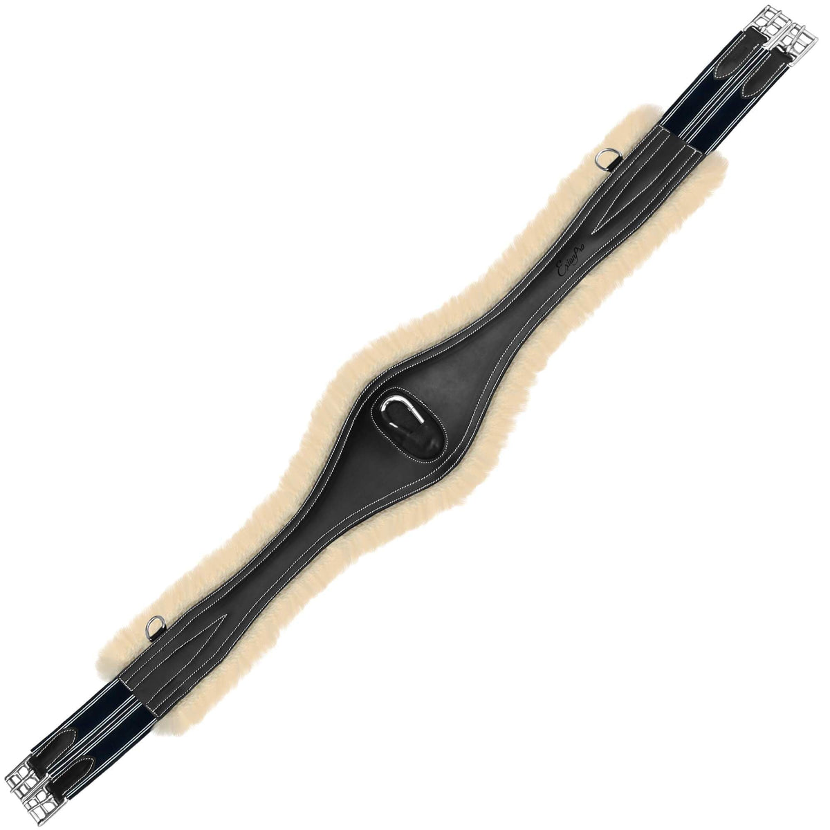 ExionPro Snap Over Lay Girth - Navy Blue Elastic with White Lines - HT Animal Supply