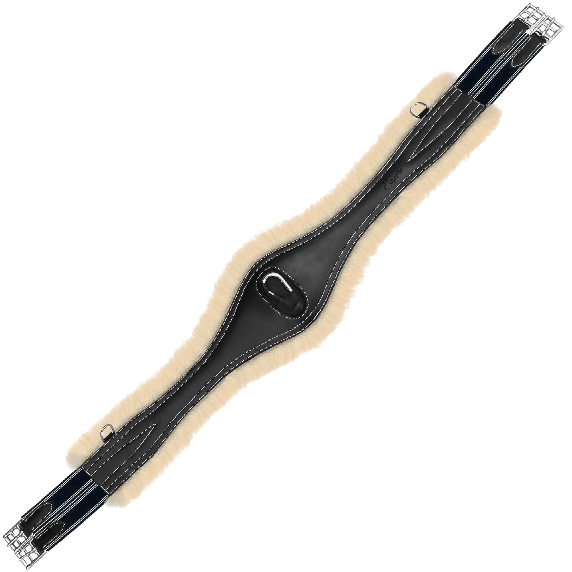 ExionPro Snap Over Lay Girth - Navy Blue Elastic with White Lines - HT Animal Supply