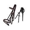 ExionPro Brass Clincher Studded Bridle With Flash and Reins