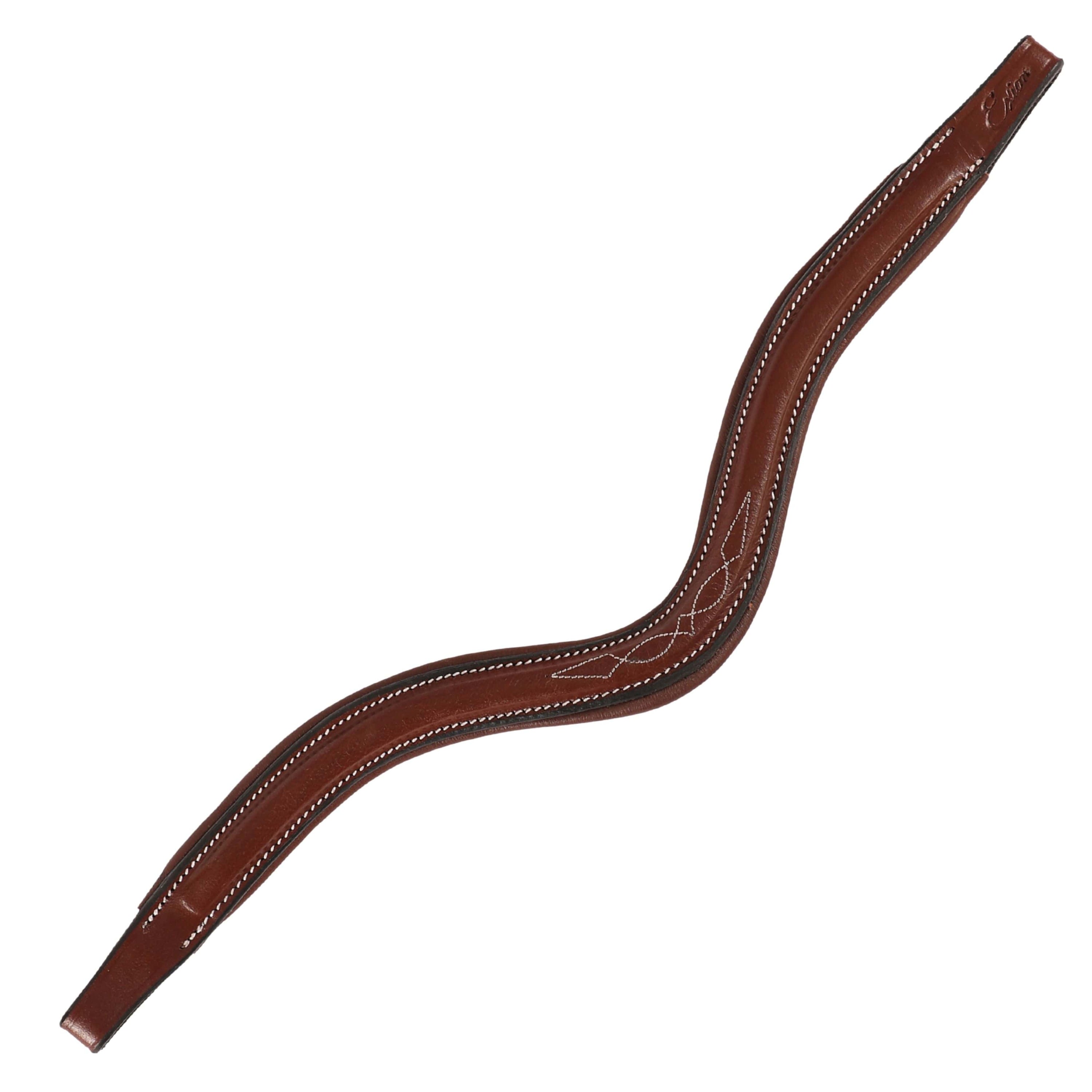 ExionPro Fancy Stitched Square Raised Padded Browband 